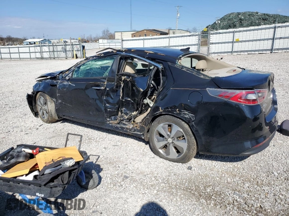 2014 Kia Optima EX with VIN KNAGN4AD3E5072990, listed as a Copart auction lot 50487245 with Not provided miles and Salvage title. Bid and sale history available at DreamBid. Image 2.