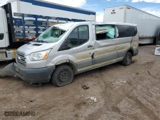 2016 Ford Transit Wagon XL with VIN 1FBZX2ZM6GKB28752, listed as a Copart auction lot 60455554 with 211,616 mi miles and Salvage Title. Bid and sale history available at carsss.com. Image 1.