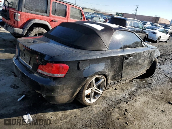 2010 BMW 1 Series 135i with VIN WBAUN9C58AVK41918, listed as a Copart auction lot 86217794 with Not Provided miles and Salvage Title. Bid and sale history available at carsss.com. Image 3.