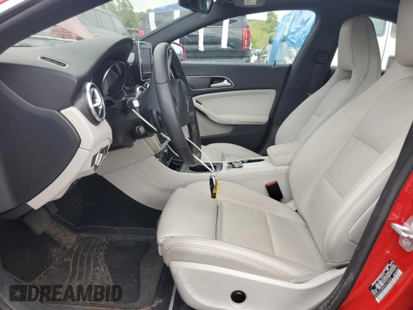 2016 Mercedes-Benz CLA with VIN WDDSJ4GB4GN374845, listed as a Copart auction lot 59809543 with 55,928 mi miles. Bid and sale history available at carsss.com. Image 7.