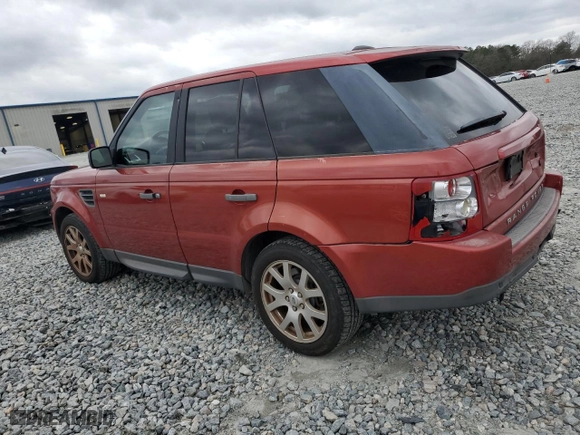 2009 Land Rover Range Rover Sport HSE with VIN SALSK25419A199957, listed as a Copart auction lot 44385835 with 229,458 mi miles and Salvage Title. Bid and sale history available at carsss.com. Image 2.
