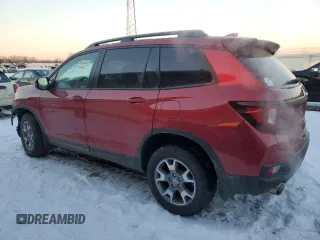 2022 Honda Passport TrailSport z VIN 5FNYF8H66NB007634, wystawiony jako Copart lot #88159235 z przebiegiem 31 590 mil mil oraz Szkoda całkowita • Salvage title. Historia ofert i sprzedaży dostępna na DreamBid. Obrazek 2.