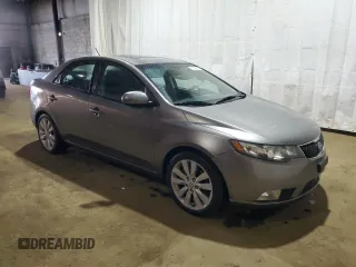 2012 Kia Forte SX with VIN KNAFW4A35C5490335, listed as a Copart auction lot 51386775 with 38,713 mi miles and Salvage Title. Bid and sale history available at carsss.com. Image 4.