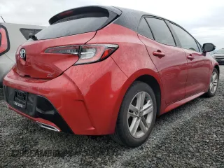 2021 Toyota Corolla Hatchback SE with VIN JTND4MBEXM3133614, listed as a Copart auction lot 74968894 with 0 mi miles and Non Repairable. Bid and sale history available at carsss.com. Image 3.
