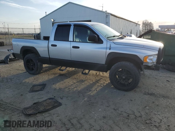 2003 Dodge 1500 ST with VIN 1D7HU18D63S372834, listed as a Copart auction lot 47431255 with 204,843 mi miles and Salvage Title. Bid and sale history available at DreamBid. Image 4.