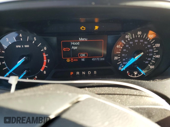 2016 Ford Fusion SE with VIN 1FA6P0H73G5129862, listed as a Copart auction lot 47402345 with 45,172 mi miles and Salvage Title. Bid and sale history available at DreamBid. Image 9.