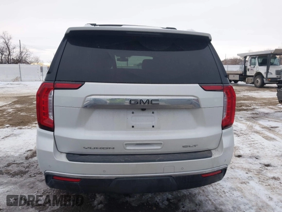 2022 GMC Yukon SLT with VIN 1GKS2BKD7NR137250, listed as a IAAI auction lot 41254455 with 38,213 mi miles. Bid and sale history available at carsss.com. Image 16.