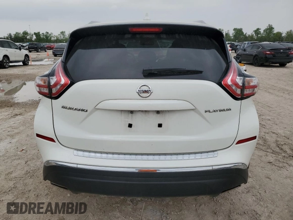 2018 Nissan Murano SV with VIN 5N1AZ2MG4JN186509, listed as a Copart auction lot 50427185 with 84,359 mi miles and Salvage Title. Bid and sale history available at DreamBid. Image 6.