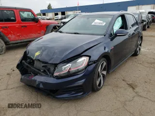2019 Volkswagen Golf GTI S with VIN 3VW6T7AU0KM038479, listed as a Copart auction lot 50228092 with 13,376 mi miles. Bid and sale history available at carsss.com. Image 2.
