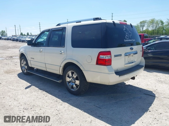 2008 Ford Expedition Limited with VIN 1FMFU20558LA02435, listed as a IAAI auction lot 42237365 with 147,204 mi miles and . Bid and sale history available at DreamBid. Image 3.