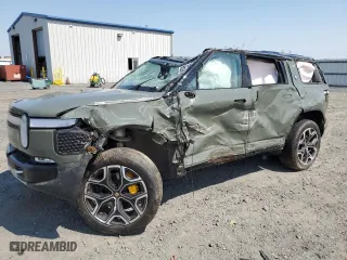 2023 Rivian R1S Launch Edition with VIN 7PDSGABL4PN020257, listed as a Copart auction lot 66251124 with 0 mi miles and Salvage Title. Bid and sale history available at carsss.com. Image 1.