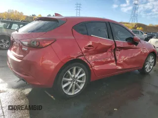 2017 Mazda 3 Grand Touring with VIN JM1BN1M37H1126947, listed as a Copart auction lot 77704214 with 70,970 mi miles and Salvage Title. Bid and sale history available at DreamBid. Image 3.