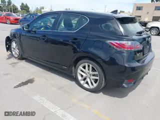 2015 Lexus CT 200h Hybrid with VIN JTHKD5BH7F2230451, listed as a IAAI auction lot 42024891 with 204,561 mi miles. Bid and sale history available at carsss.com. Image 3.