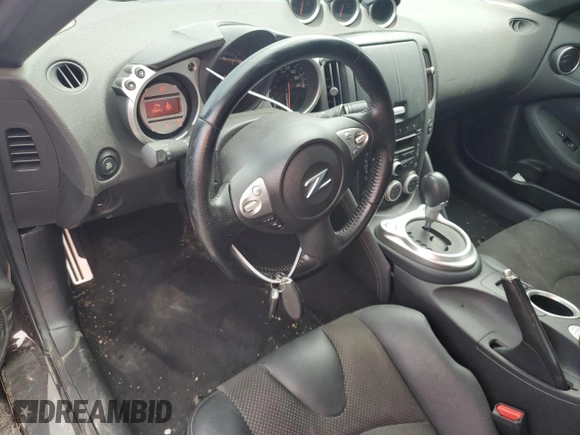 2010 Nissan 370Z Touring with VIN JN1AZ4EH1AM504571, listed as a Copart auction lot 67776294 with 56,166 mi miles and Salvage Title. Bid and sale history available at carsss.com. Image 8.