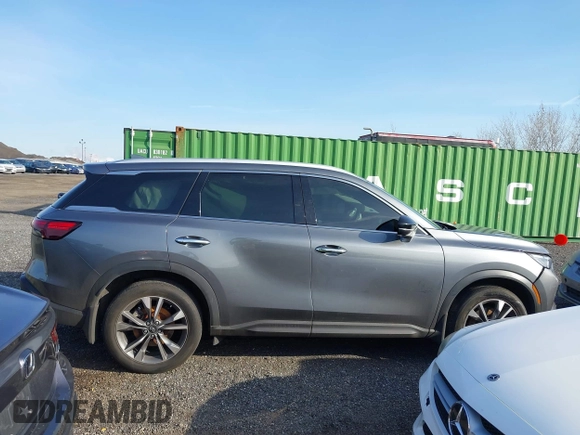 2023 Infiniti QX60 Luxe with VIN 5N1DL1FS1PC365122, listed as a IAAI auction lot 41921269 with 20,283 mi miles and . Bid and sale history available at DreamBid. Image 13.
