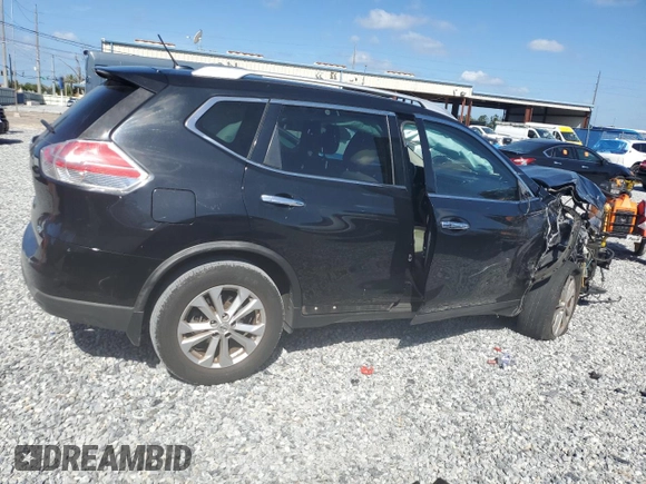 2016 Nissan Rogue SV with VIN KNMAT2MT7GP662915, listed as a Copart auction lot 51901305 with 169,129 mi miles and Salvage Title. Bid and sale history available at DreamBid. Image 3.