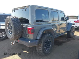 2022 Jeep Wrangler Unlimited Rubicon with VIN 1C4JJXR61NW160832, listed as a IAAI auction lot 39421092 with 32,347 mi miles and . Bid and sale history available at DreamBid. Image 4.