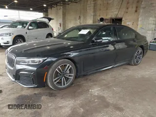2020 BMW 7 Series 750i xDrive with VIN WBA7U2C02LGJ59475, listed as a IAAI auction lot 41975021 with 52,818 mi miles and . Bid and sale history available at carsss.com. Image 18.