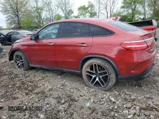 2019 Mercedes-Benz GLE 43 AMG with VIN 4JGED6EB3KA138664, listed as a Copart auction lot 54328605 with 79,812 mi miles and Salvage title. Bid and sale history available at DreamBid. Image 2.