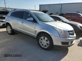 2012 Cadillac SRX Luxury Collection with VIN 3GYFNAE33CS625827, listed as a Copart auction lot 49527084 with 0 mi miles and Salvage Title. Bid and sale history available at carsss.com. Image 4.