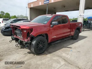 2021 GMC Sierra 1500 Elevation z VIN 1GTR9CED9MZ311731, wystawiony jako Copart lot #56350975 z przebiegiem 35 050 mil mil oraz Szkoda całkowita • Salvage title. Historia ofert i sprzedaży dostępna na DreamBid. Obrazek 1.