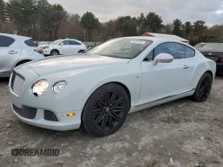 2013 Bentley Continental GT with VIN SCBFC7ZA5DC085043, listed as a Copart auction lot 74474123 with 107,442 mi miles and . Bid and sale history available at DreamBid. Image 1.