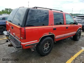 1999 Chevrolet Tahoe Z71 with VIN 1GNEK13R9XJ476615, listed as a Copart auction lot 61312114 with 174,729 mi miles and Clean Title. Bid and sale history available at carsss.com. Image 3.