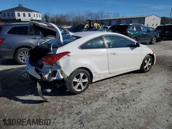 2013 Hyundai Elantra Coupe GS PZEV with VIN KMHDH6AE3DU011320, listed as a Copart auction lot 82141054 with 130,726 mi miles and Clean Title. Bid and sale history available at carsss.com. Image 3.