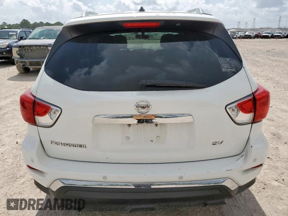 2017 Nissan Pathfinder SV with VIN 5N1DR2MN4HC698045, listed as a Copart auction lot 61505615 with 114,227 mi miles and Salvage title. Bid and sale history available at DreamBid. Image 6.