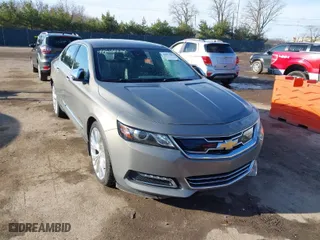 2018 Chevrolet Impala Premier with VIN 2G1125S33J9143107, listed as a IAAI auction lot 41854481 with 160,522 mi miles. Bid and sale history available at carsss.com. Image 1.