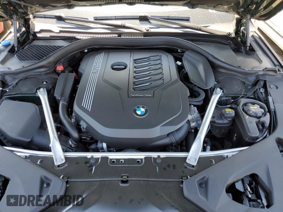 2023 BMW 8 Series 840i with VIN WBAAE2C07PCK95732, listed as a Copart auction lot 56186463 with 6,193 mi miles. Bid and sale history available at carsss.com. Image 11.