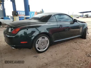 2002 Lexus SC 430 z VIN JTHFN48Y020003060, wystawiony jako Copart lot #58981985 z przebiegiem 160 320 mil mil oraz Tytuł czysty. Historia ofert i sprzedaży dostępna na DreamBid. Obrazek 3.