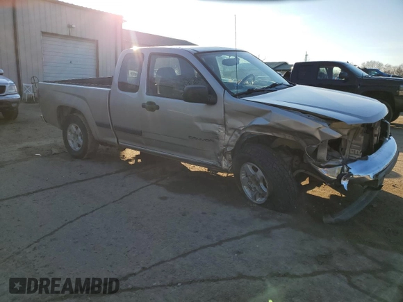 2005 GMC Canyon SLE Z71 with VIN 1GTDT196058243595, listed as a Copart auction lot 80792314 with 221,248 mi miles and Salvage Title. Bid and sale history available at carsss.com. Image 4.