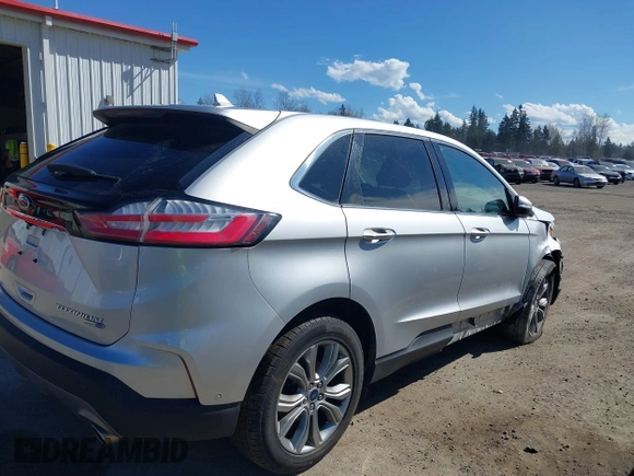 2019 Ford Edge Titanium with VIN 2FMPK4K90KBC22398, listed as a IAAI auction lot 41622564 with 109,538 mi miles. Bid and sale history available at carsss.com. Image 4.