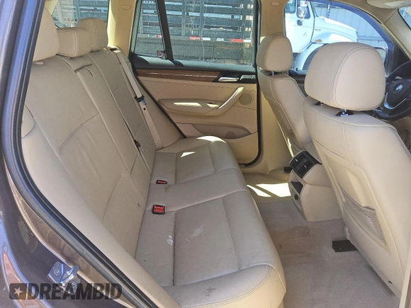 2011 BMW X3 35i with VIN 5UXWX7C50BL730691, listed as a Copart auction lot 48574165 with 140,194 mi miles and Clean Title. Bid and sale history available at DreamBid. Image 11.