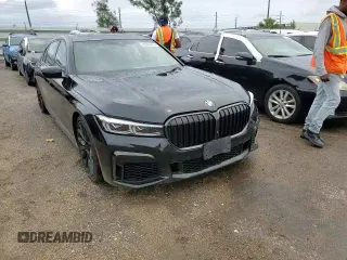 2021 BMW 7 Series 750i xDrive with VIN WBA7U2C08MCF16539, listed as a Copart auction lot 49942073 with 19,846 mi miles. Bid and sale history available at carsss.com. Image 10.