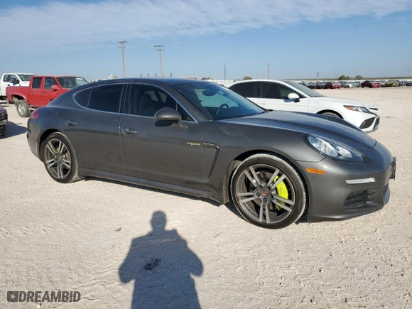 2014 Porsche Panamera S E-Hybrid with VIN WP0AD2A74EL044427, listed as a Copart auction lot 76928314 with 132,949 mi miles and Clean Title. Bid and sale history available at carsss.com. Image 4.
