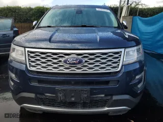 2017 Ford Explorer Platinum with VIN 1FM5K8HT1HGD21489, listed as a Copart auction lot 51014735 with 0 mi miles and Salvage Title. Bid and sale history available at carsss.com. Image 5.