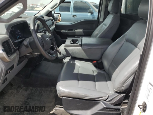 2021 Ford F-150 XL with VIN 1FTMF1CB2MKD46130, listed as a Copart auction lot 56657925 with 160,547 mi miles and Clean title. Bid and sale history available at DreamBid. Image 7.