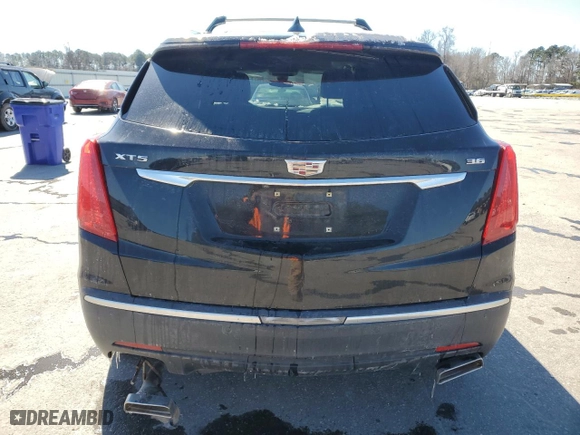 2017 Cadillac XT5 Premium Luxury FWD with VIN 1GYKNCRS7HZ307330, listed as a Copart auction lot 46046175 with NaN miles and Salvage Title. Bid and sale history available at carsss.com. Image 6.