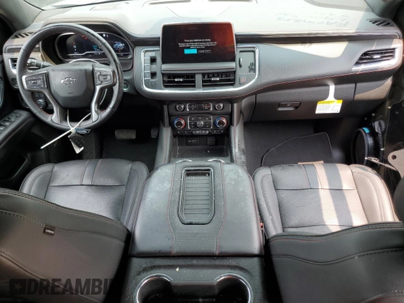 2023 Chevrolet Tahoe RST with VIN 1GNSKRKD5PR299764, listed as a Copart auction lot 58205815 with 19,550 mi miles and Salvage title. Bid and sale history available at DreamBid. Image 8.