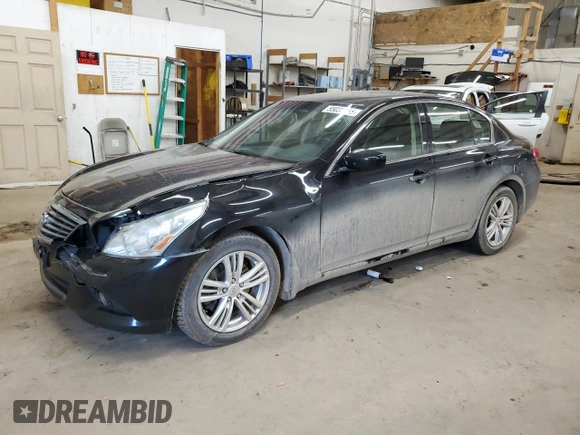 2013 Infiniti G37 x with VIN JN1CV6AR7DM769322, listed as a Copart auction lot 55036765 with 234,023 mi miles and Salvage Title. Bid and sale history available at DreamBid. Image 1.