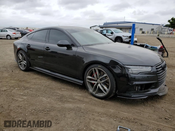 2017 Audi A7 Premium Plus with VIN WAUW3AFC2HN062584, listed as a Copart auction lot 54440163 with 80,486 mi miles. Bid and sale history available at carsss.com. Image 4.