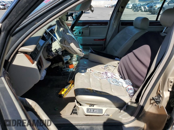1995 Cadillac DeVille z VIN 1G6KD52B6SU274827, wystawiony jako Copart lot #41902125 z przebiegiem Nie podano mil oraz Szkoda całkowita • Salvage title. Historia ofert i sprzedaży dostępna na DreamBid. Obrazek 7.