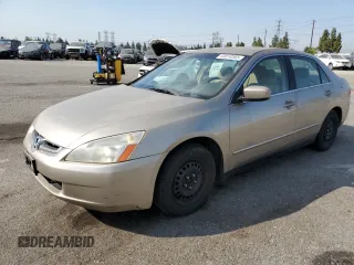 2003 Honda Accord LX with VIN JHMCM56303C053279, listed as a Copart auction lot 64610365 with 68,250 mi miles and Salvage title. Bid and sale history available at DreamBid. Image 1.