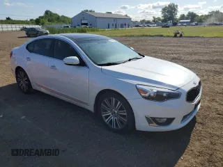 2014 Kia Cadenza Premium with VIN KNALN4D75E5139674, listed as a Copart auction lot 63929454 with 155,446 mi miles and Clean Title. Bid and sale history available at carsss.com. Image 4.