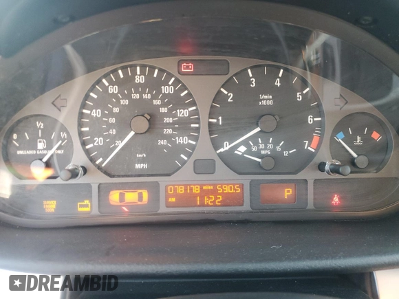 2003 BMW 3 Series 325xi with VIN WBAEU33423PM58187, listed as a Copart auction lot 75482204 with 78,178 mi miles and Clean Title. Bid and sale history available at carsss.com. Image 9.