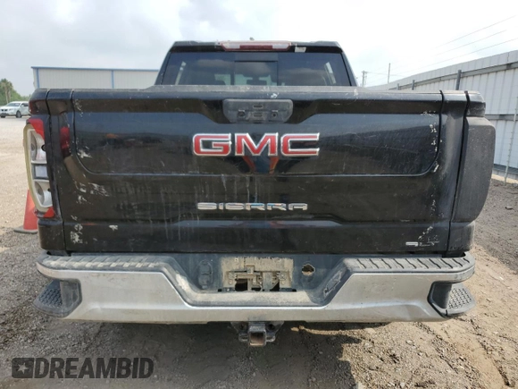 2020 GMC Sierra 1500 SLT with VIN 3GTP8DED9LG292449, listed as a Copart auction lot 55072415 with 134,040 mi miles and Salvage title. Bid and sale history available at DreamBid. Image 6.