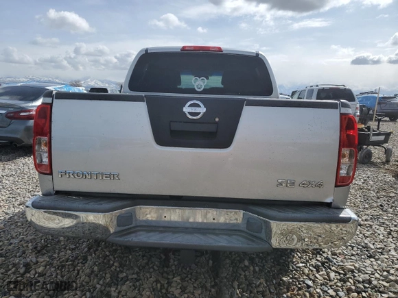 2005 Nissan Frontier 4WD SE with VIN 1N6AD07W95C455998, listed as a Copart auction lot 51514145 with 135,000 mi miles and Salvage Title. Bid and sale history available at carsss.com. Image 6.