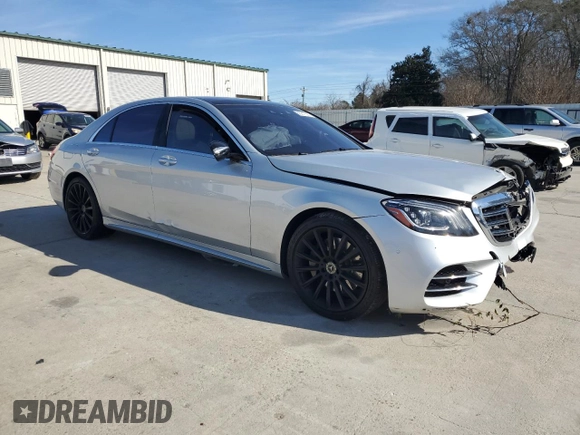2020 Mercedes-Benz S-Class S 560 with VIN WDDUG8DB3LA502612, listed as a Copart auction lot 88217025 with 139,914 mi miles and Salvage Title. Bid and sale history available at carsss.com. Image 4.